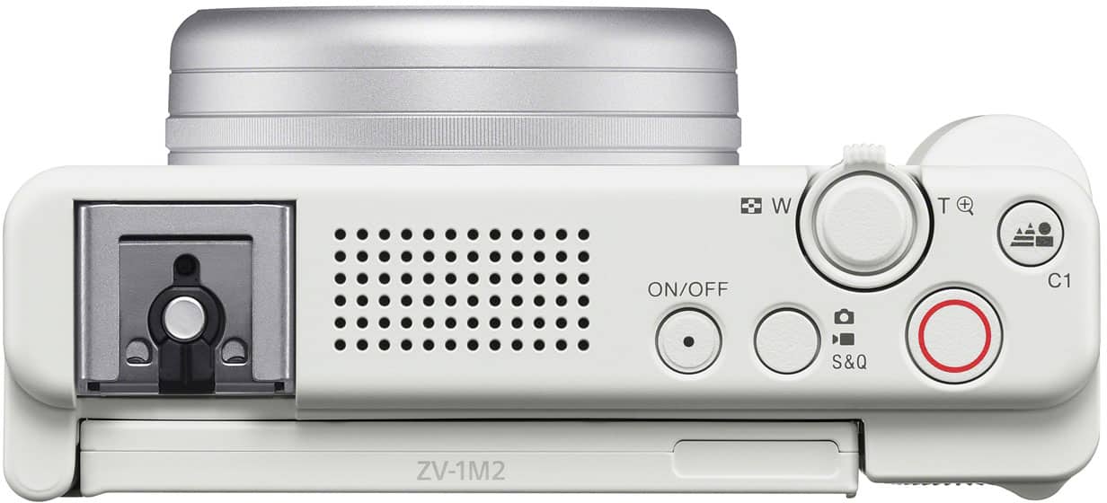 Alt View 1. Sony - ZV-1 II 20.1-Megapixel Digital Camera for Content Creators and Vloggers - White.