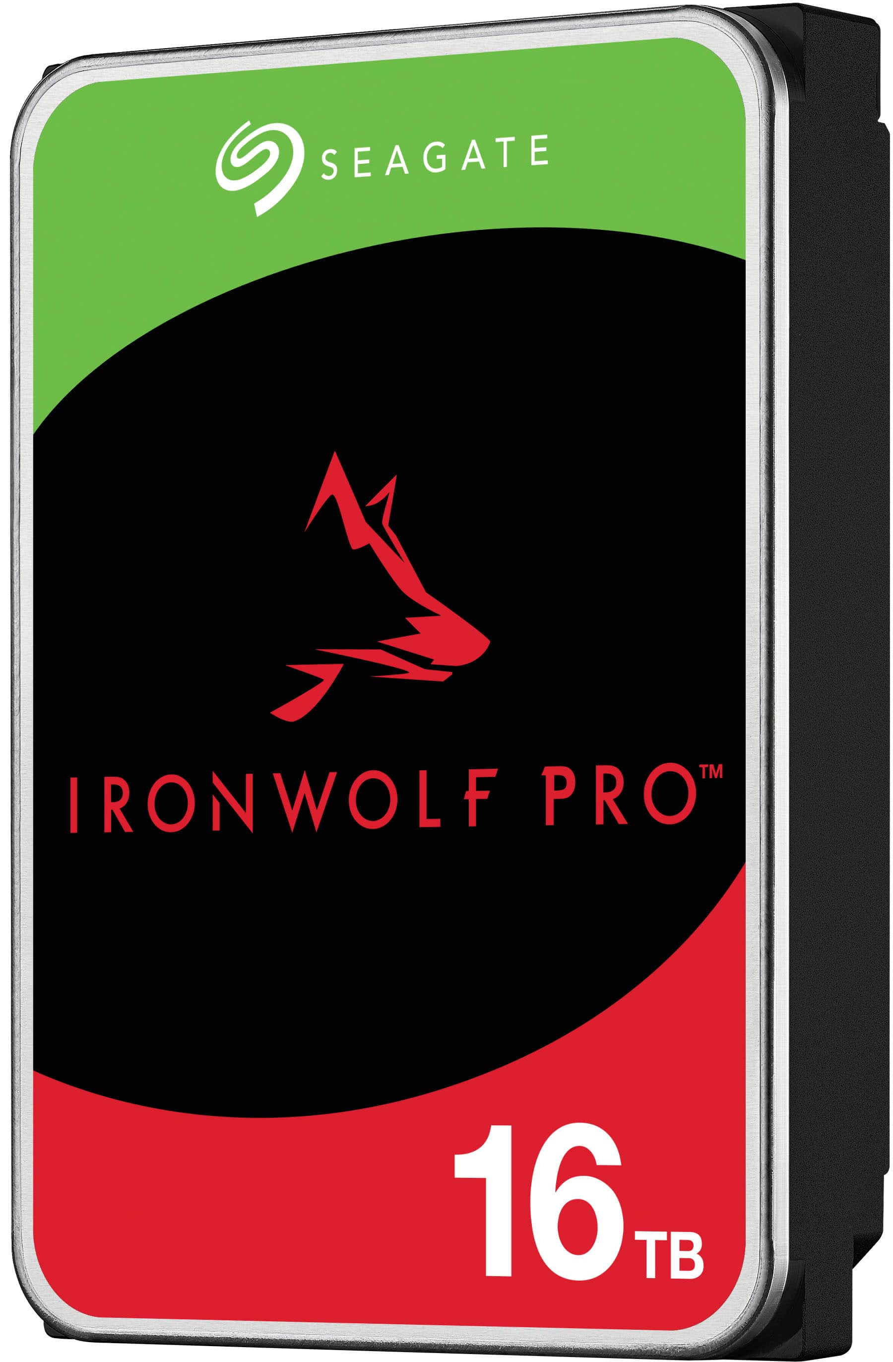 Alt View 1. Seagate - IronWolf Pro 16TB Internal SATA NAS Hard Drive with Rescue Data Recovery Services - Red.