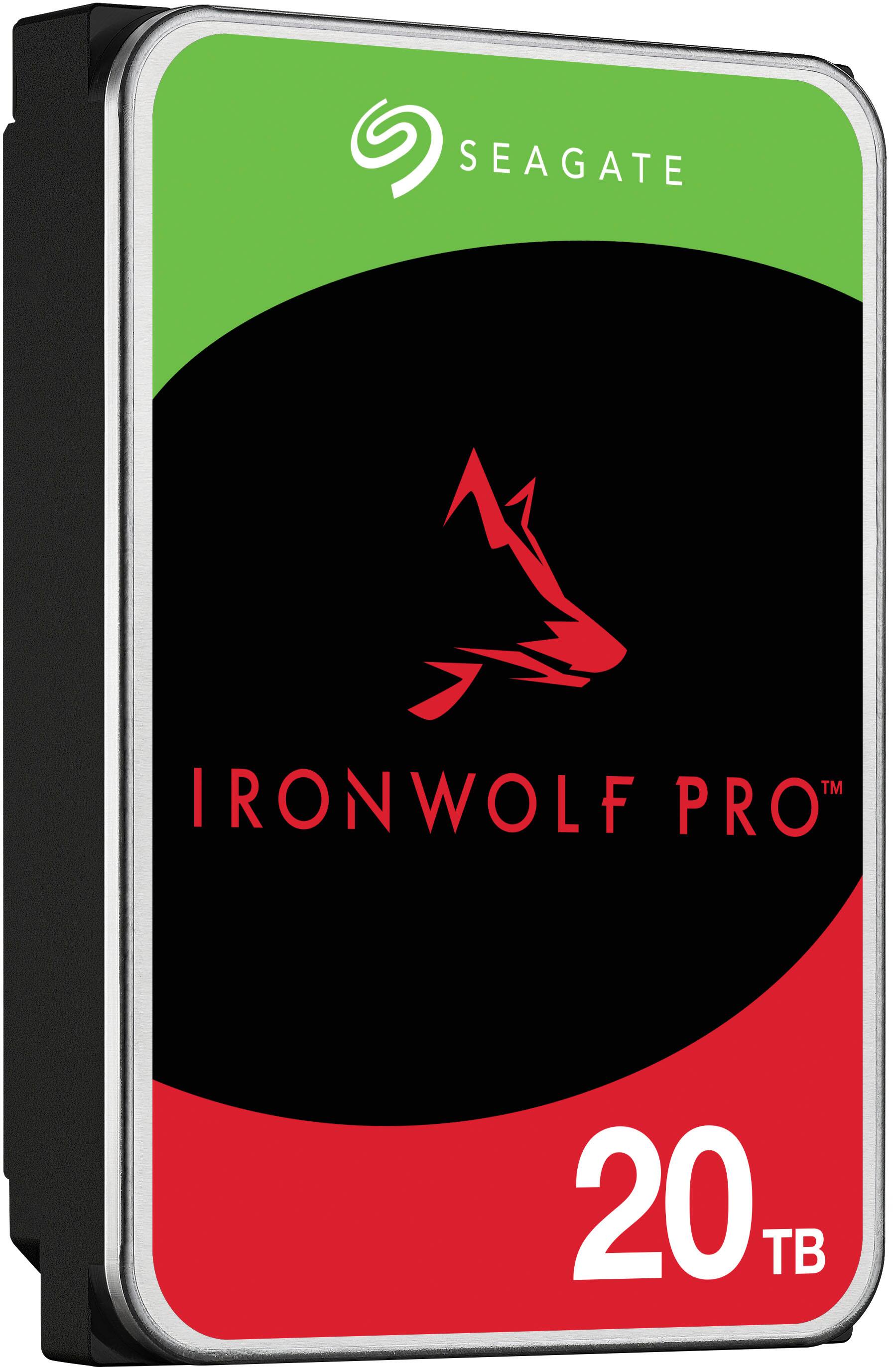 Alt View 11. Seagate - IronWolf Pro 20TB Internal SATA NAS Hard Drive with Rescue Data Recovery Services - Red.