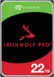 Seagate - IronWolf Pro 22TB Internal SATA NAS Hard Drive with Rescue Data Recovery Services - Front_Zoom