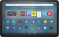 Angle. Amazon - Fire Max 11 tablet, vivid 11" display, octa-core processor, 4 GB RAM, 14-hour battery life, 128 GG - Gray.