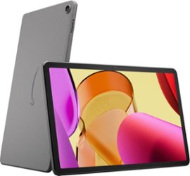 Amazon - Fire Max 11 tablet, vivid 11" display, octa-core processor, 4 GB RAM, 14-hour battery life, 128 GB, Gray - Gray - Front_Zoom
