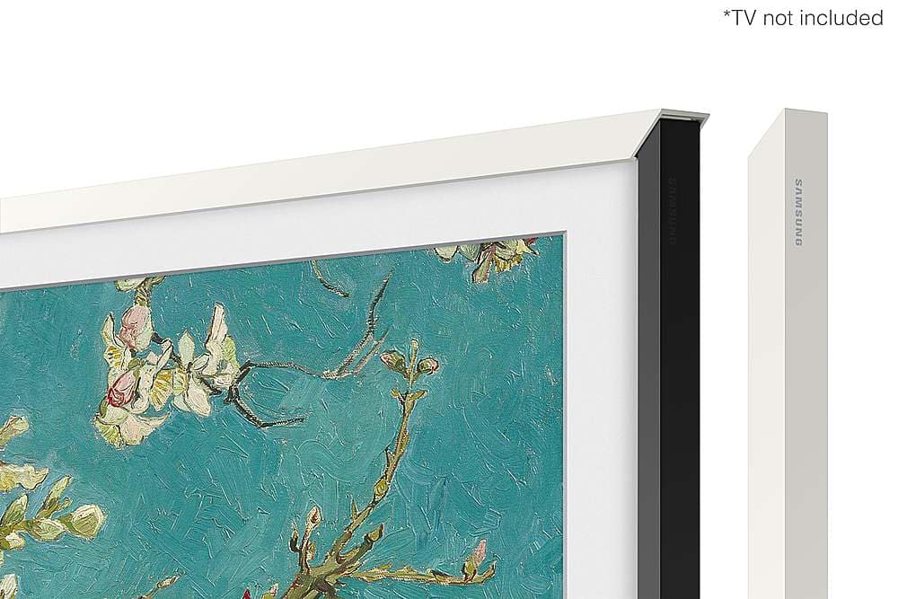 Alt View 12. Samsung - 32” The Frame Customizable Bezel - Modern White.