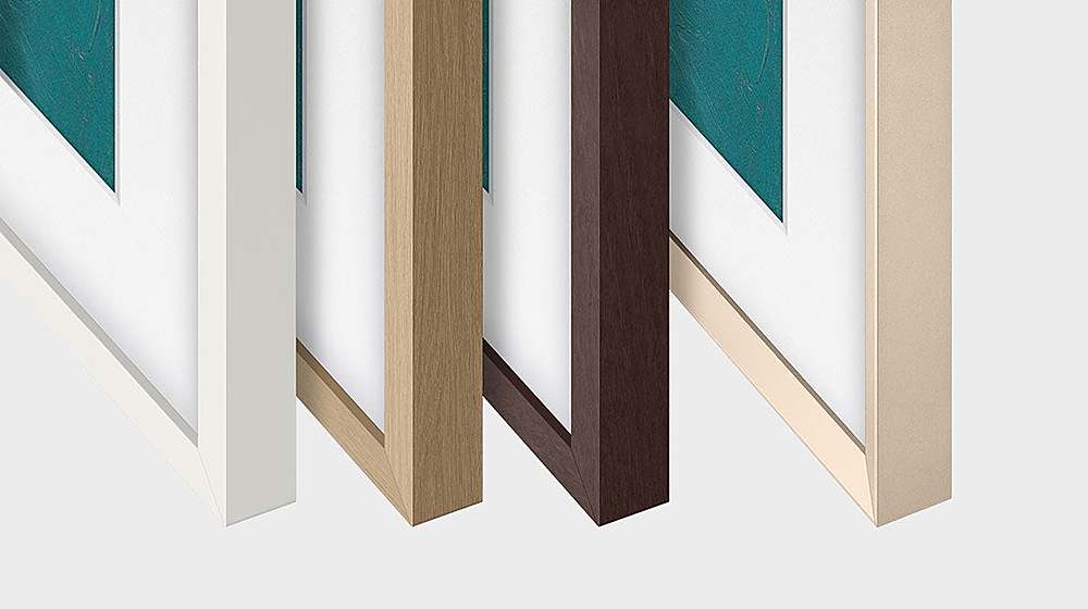 Alt View 13. Samsung - 32” The Frame Customizable Bezel - Modern White.