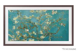 Samsung - 32” The Frame Customizable Bezel - Modern Brown - Front_Zoom