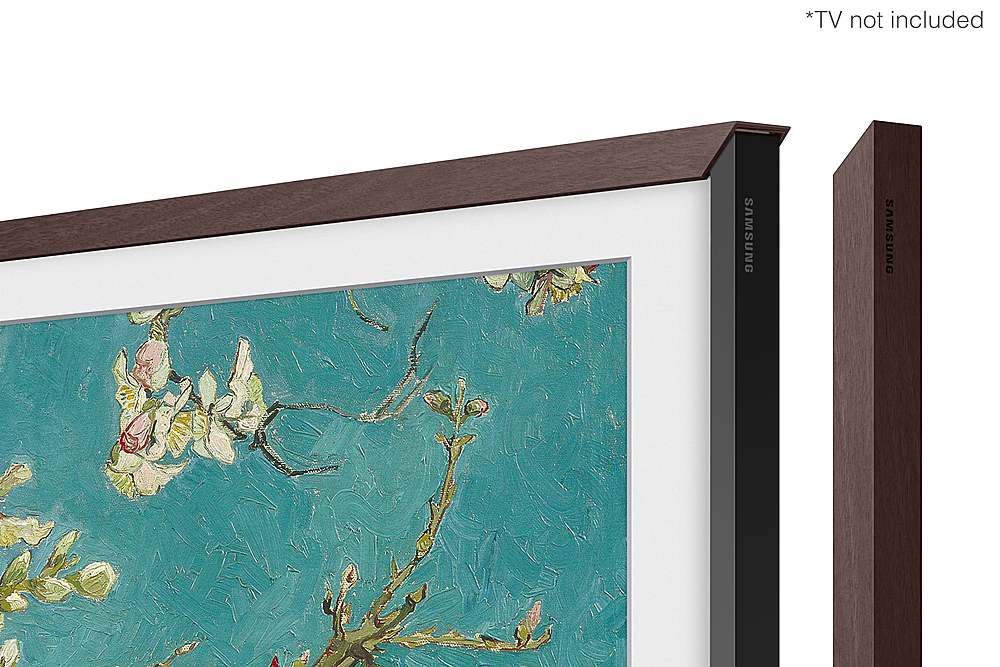 Alt View 12. Samsung - 32” The Frame Customizable Bezel - Modern Brown.