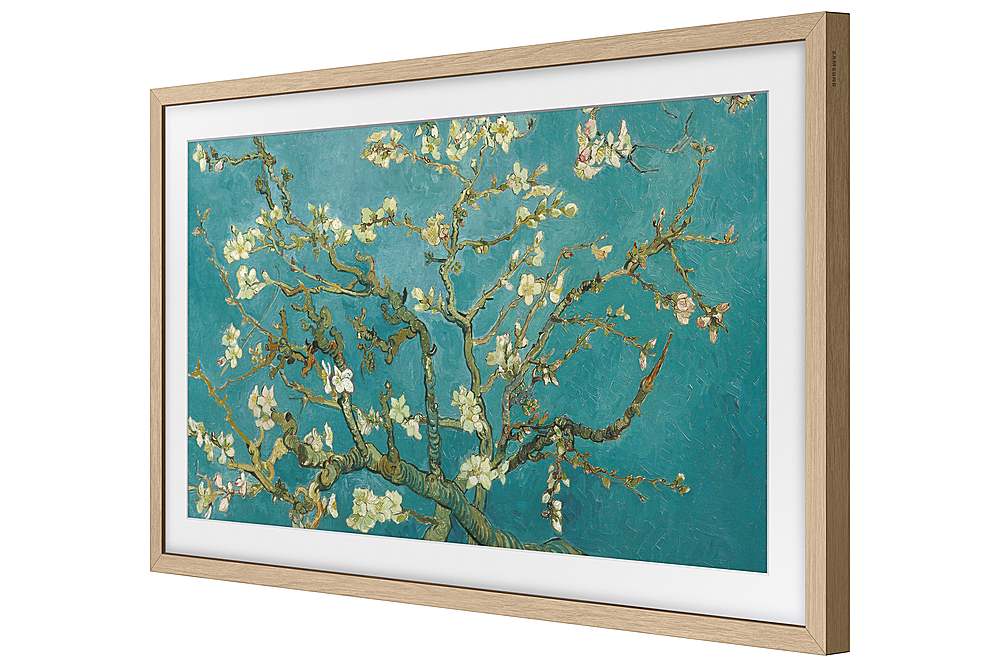 Alt View 11. Samsung - 32” The Frame Customizable Bezel - Modern Teak.