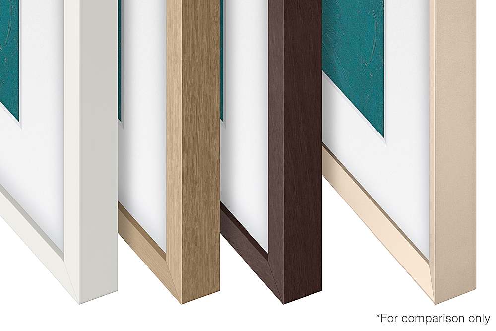 Alt View 14. Samsung - 32” The Frame Customizable Bezel - Modern Teak.