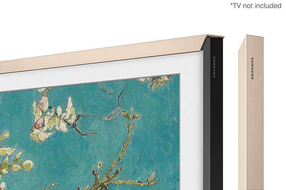 Alt View 12. Samsung - 32” The Frame Customizable Bezel - Sand Gold.