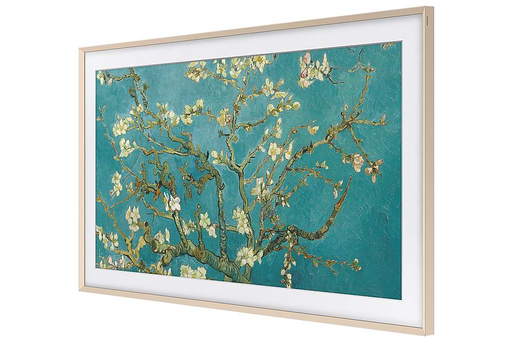 Alt View 11. Samsung - 75” The Frame Customizable Bezel - Sand Gold.