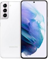 Samsung - Geek Squad Certified Refurbished Galaxy S21 5G 128GB (Unlocked) - Phantom White - Front_Zoom