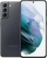 Samsung - Geek Squad Certified Refurbished Galaxy S21 5G 256GB (Unlocked) - Phantom Gray - Front_Zoom
