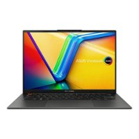 ASUS - Vivobook S 14" OLED Laptop - EVO Intel 13 Gen Core i9 with 16GB Memory - 1TB SSD - Midnight Black - Front_Zoom