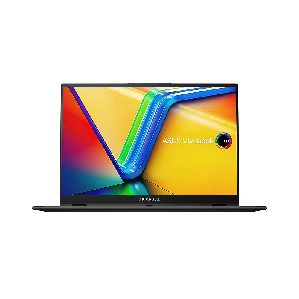 Angle. ASUS - Vivobook S Flip 16" WUXGA Touchscreen Laptop - Intel 13th Gen Core i9 with 16GB Memory - 1TB SSD - Midnight Black.