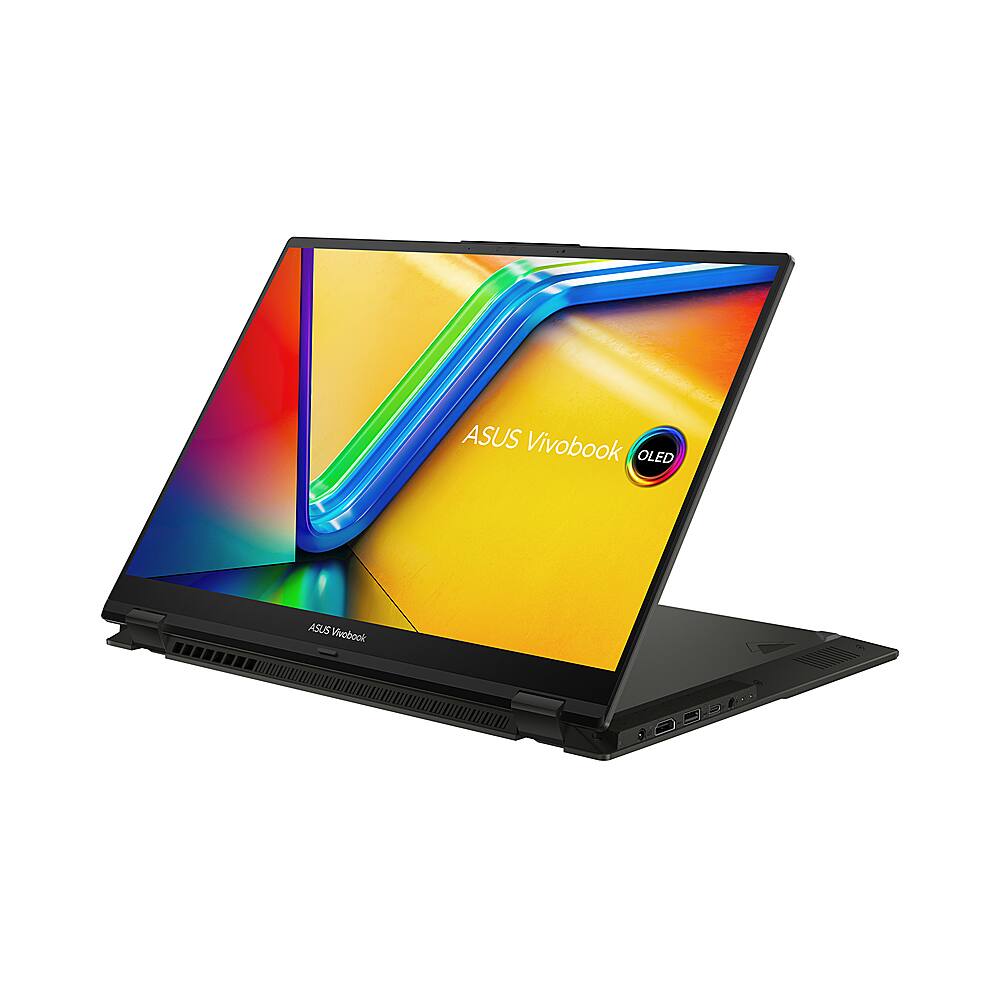 Alt View 13. ASUS - Vivobook S Flip 16" WUXGA Touchscreen Laptop - Intel 13th Gen Core i9 with 16GB Memory - 1TB SSD - Midnight Black.
