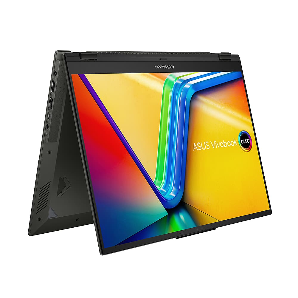 Alt View 14. ASUS - Vivobook S Flip 16" WUXGA Touchscreen Laptop - Intel 13th Gen Core i9 with 16GB Memory - 1TB SSD - Midnight Black.