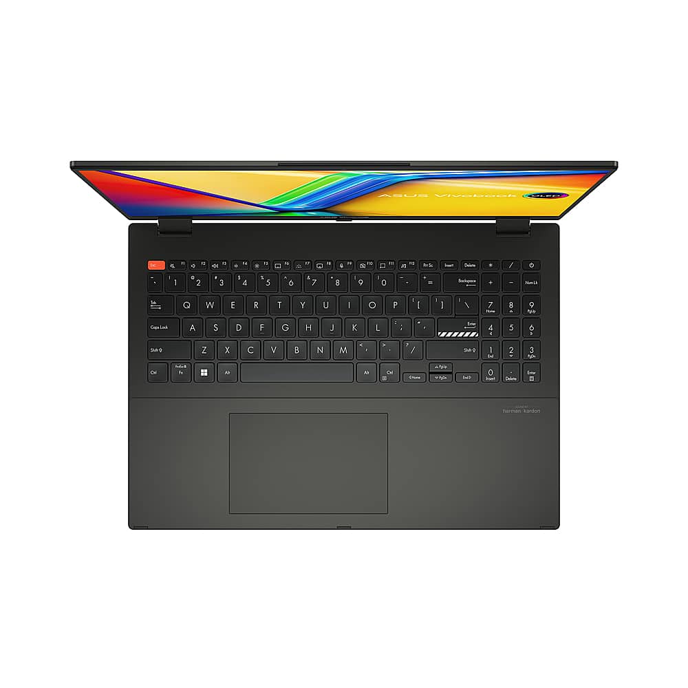 Alt View 3. ASUS - Vivobook S Flip 16" WUXGA Touchscreen Laptop - Intel 13th Gen Core i9 with 16GB Memory - 1TB SSD - Midnight Black.