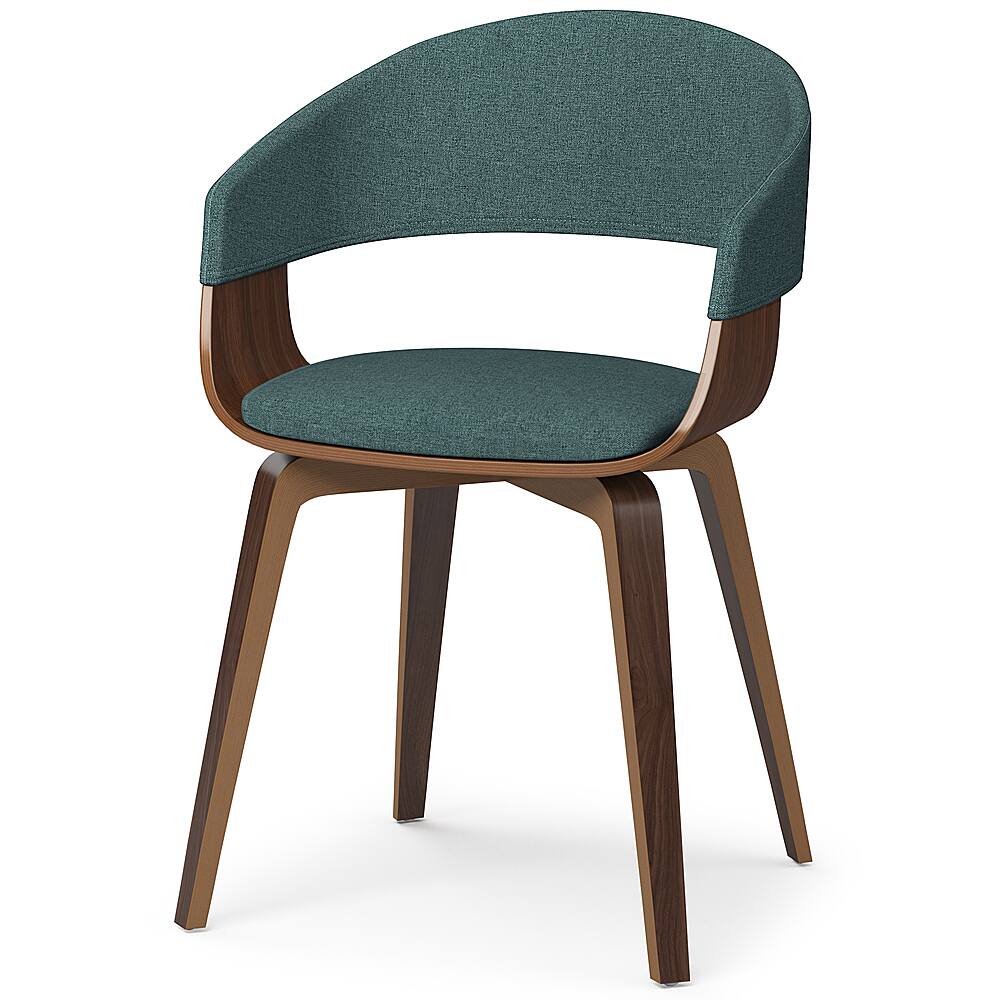 Angle View: Simpli Home - Lowell Bentwood Dining Chair - Light Turquoise Blue