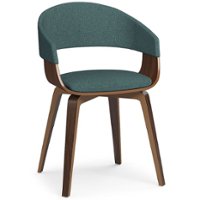 Simpli Home - Lowell Bentwood Dining Chair - Light Turquoise Blue - Front_Zoom