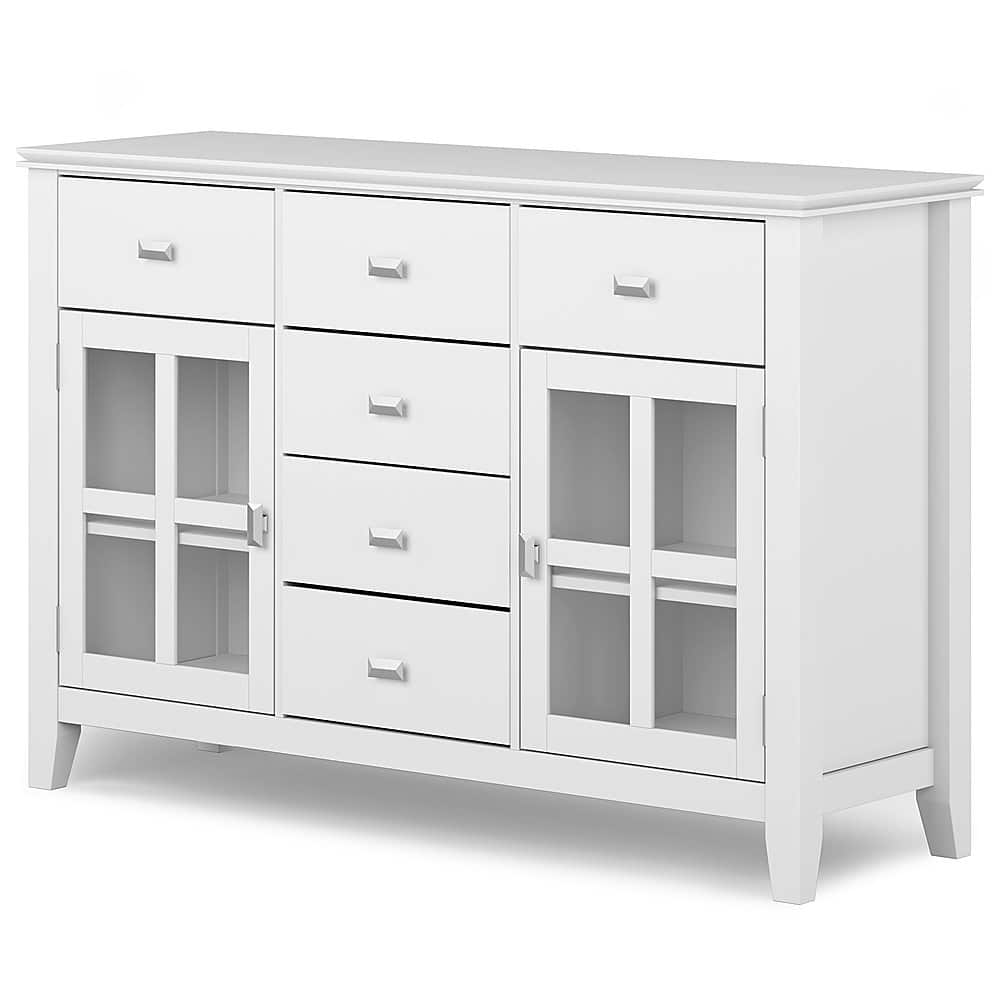 Angle View: Simpli Home - Artisan Sideboard Buffet - White