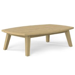 Simpli Home - Parkside Outdoor Coffee Table - Light Teak - Front_Zoom