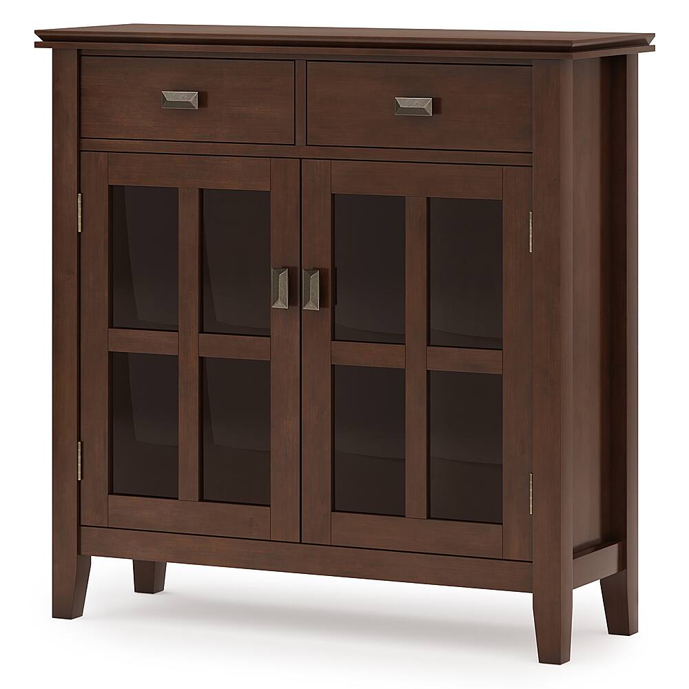 Angle View: Simpli Home - Artisan Entryway Storage Cabinet - Russet Brown