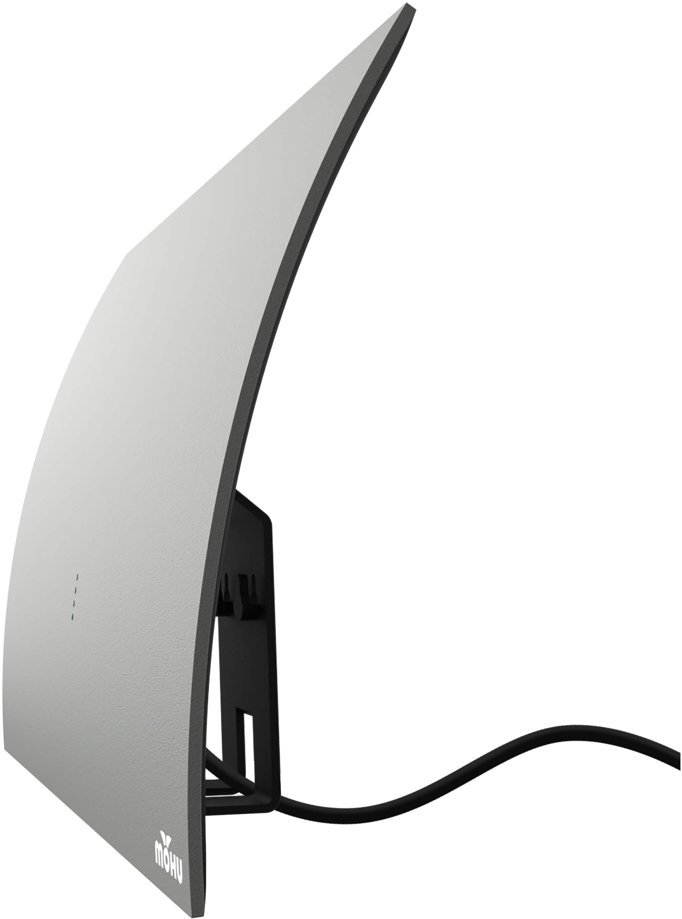 Angle. Mohu - Gateway Plus Amplified Indoor HDTV Antenna, 60-mile Range - Grey.