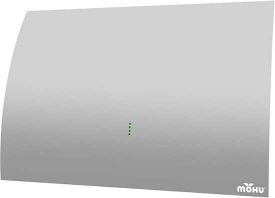 Front. Mohu - Gateway Plus Amplified Indoor HDTV Antenna, 60-mile Range - Grey.