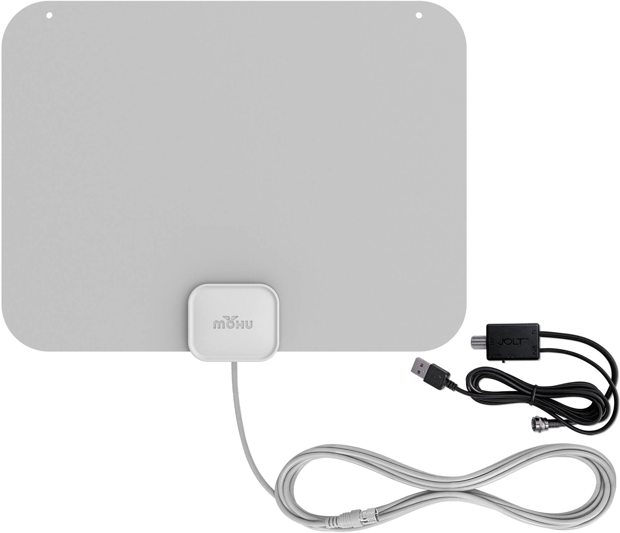 Save on Mohu – Leaf Amplified Indoor HDTV Antenna, 60-mile Range – Grey @ BestBuy Save on Mohu – Leaf Amplified Indoor HDTV Antenna, 60-mile Range – Grey @ BestBuy