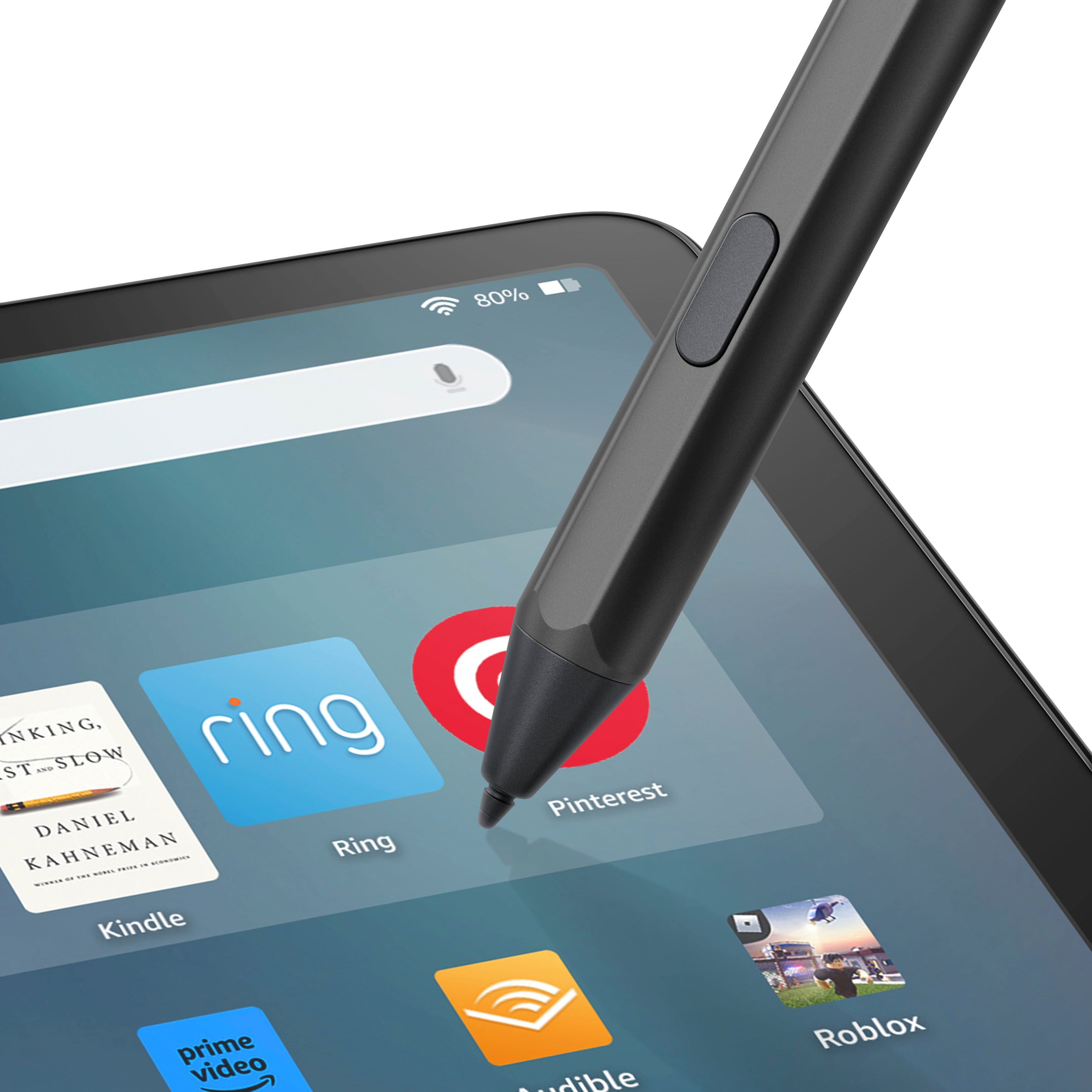 Alt View 14. Amazon - Made for Amazon Stylus Pen for Fire Max 11 (2023 Release) & Amazon Fire HD 10 (13th Gen, 2023 release) Tablets - Gray.