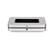 Front. Bluesound - NODE X Premium Wireless Hi-Res Music Streamer - Silver.
