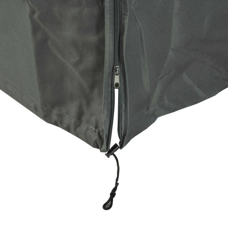Alt View 7. PULUZ - Outdoor Patio Hammock Porch Swing Cover with UV, Water, & Dust Fighting Material - Gray.