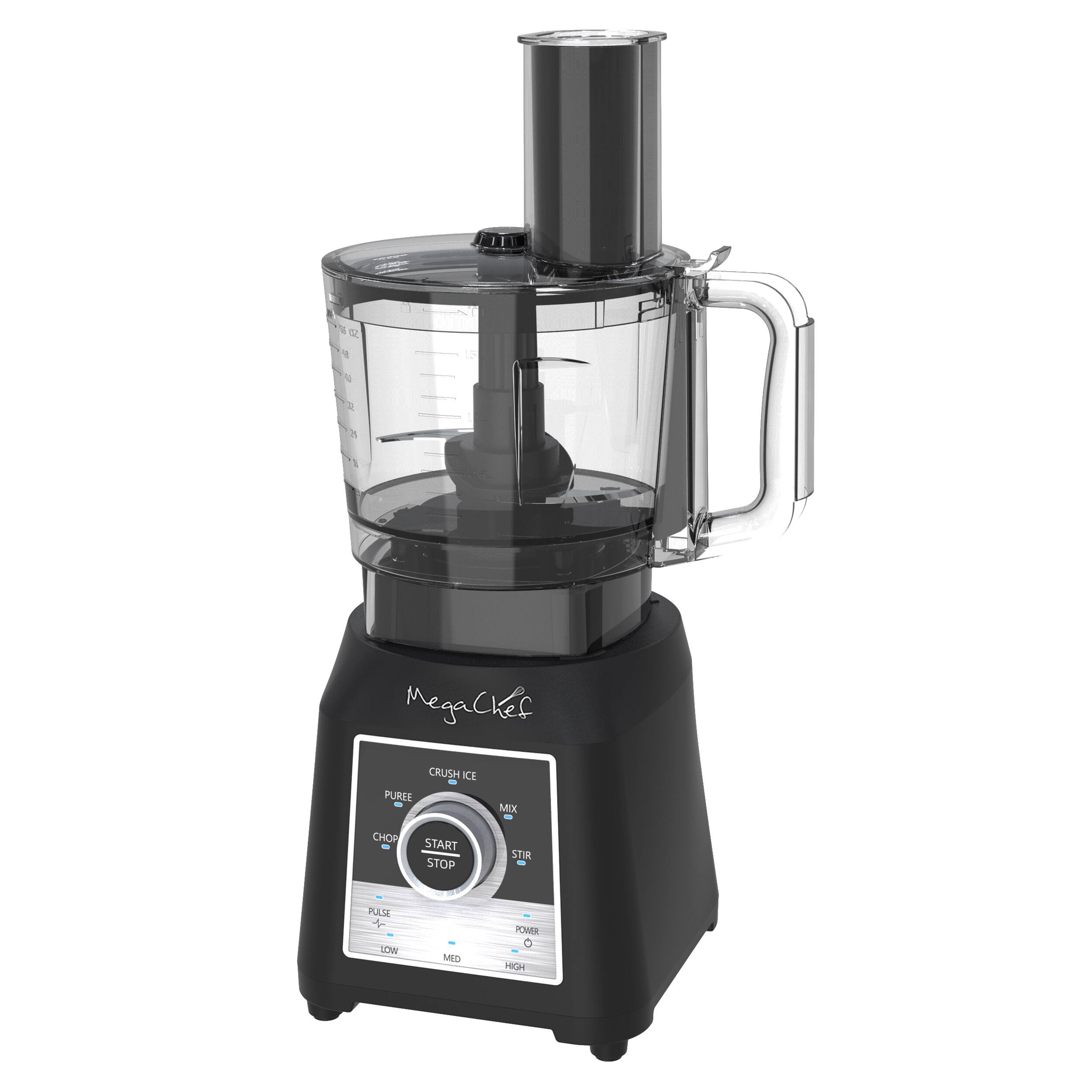 1 - MegaChef CRUSH ICE - PUREE - MIX - CHOP - START STOP STIR PULSE + LOW MED HIGH