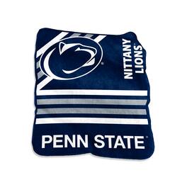 Logo Brands - Penn State Nittany Lions 50'' x 60'' Plush Raschel Logo Throw Blanket - Multicolor