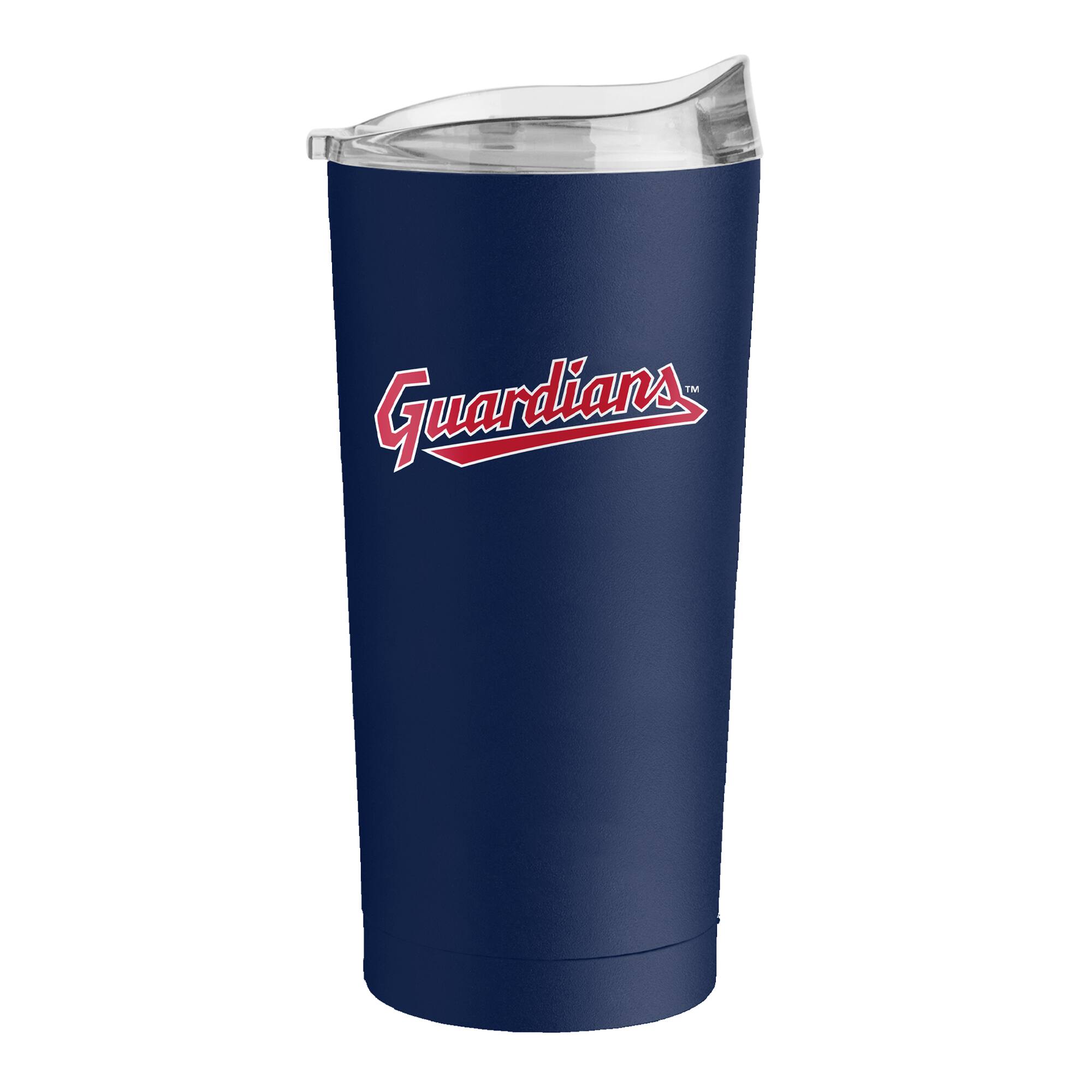 Alt View 1. Logo Brands - Cleveland Guardians 20oz. Flipside Powder Coat Tumbler - Multicolor.