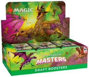 Wizards of The Coast - Magic the Gathering Commander Masters Draft Booster Box - Front_Zoom