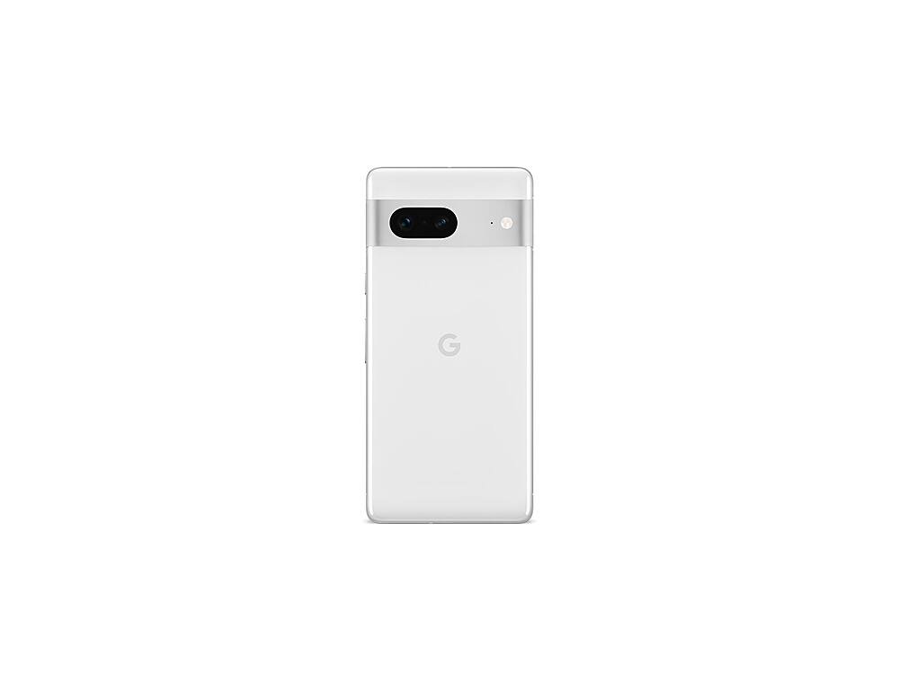 Alt View 1. Google - Geek Squad Certified Refurbished Pixel 7 128GB (Unlocked) - Snow.