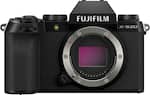 Front. Fujifilm - X-S20 Mirrorless Camera (Body Only) - Black.