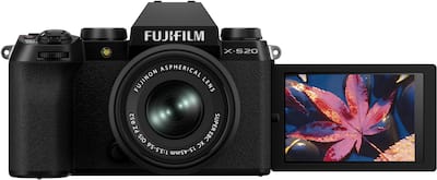 Fujifilm X S20 Mirrorless Camera with XC15 45mm Lens Bundle Black Fujifilm X S20 Mirrorless Camera with XC15 45mm Lens Bundle Black
