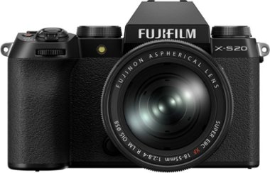 Fujifilm - X-S20 Mirrorless Camera with XF18-55mm Lens Bundle - Black - Front_Zoom