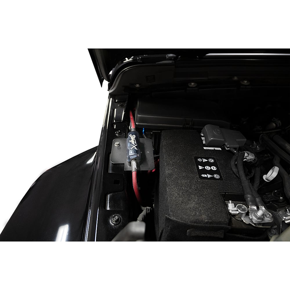 Alt View 13. Stinger - 2-Channel 4GA Under-Seat Amplifier Wiring Kit for Select Jeep Wrangler and Gladiator Vehicles - Multi.