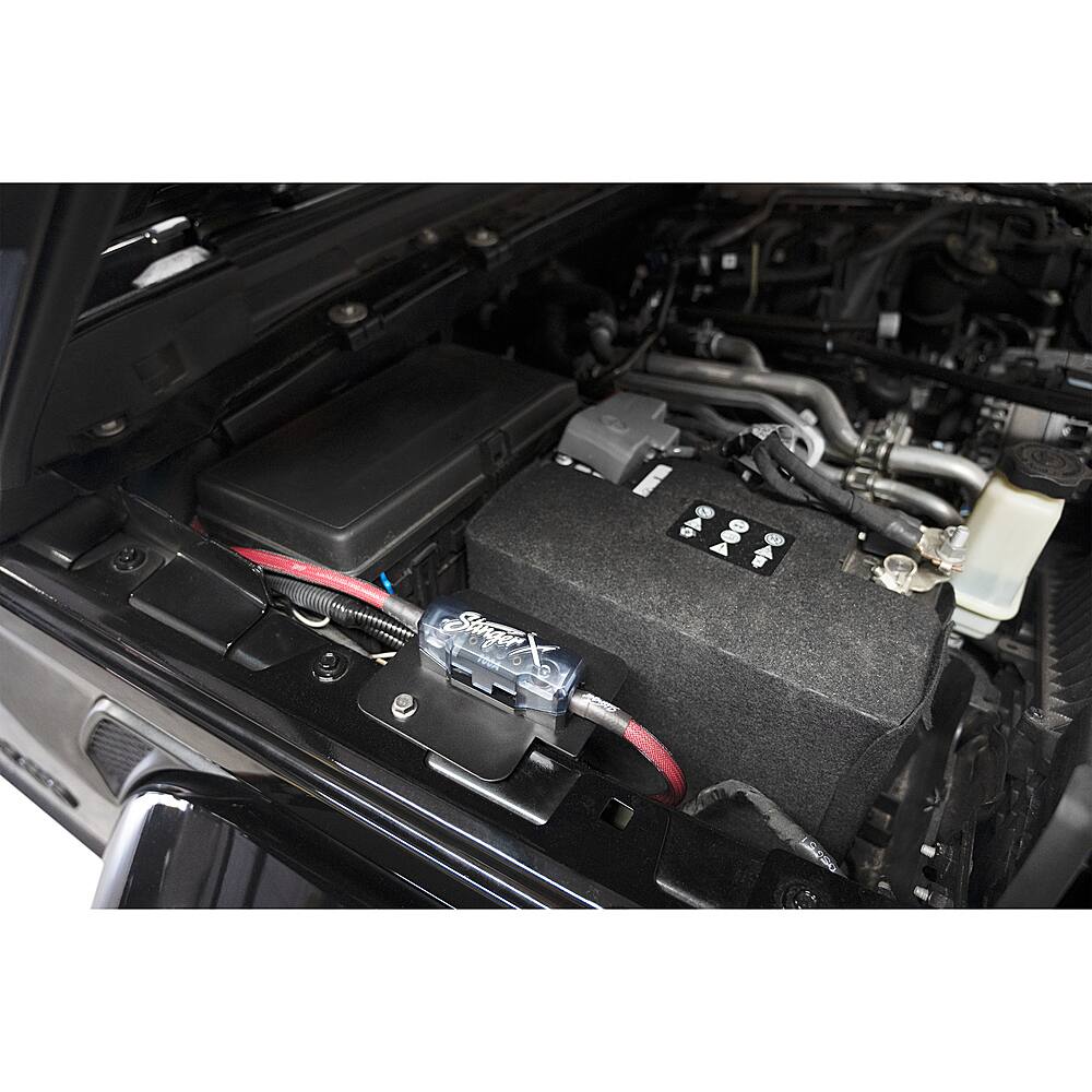 Alt View 12. Stinger - 2-Channel 8GA Under-Seat Amplifier Wiring Kit for Select Jeep Wrangler and Gladiator Vehicles - Multi.