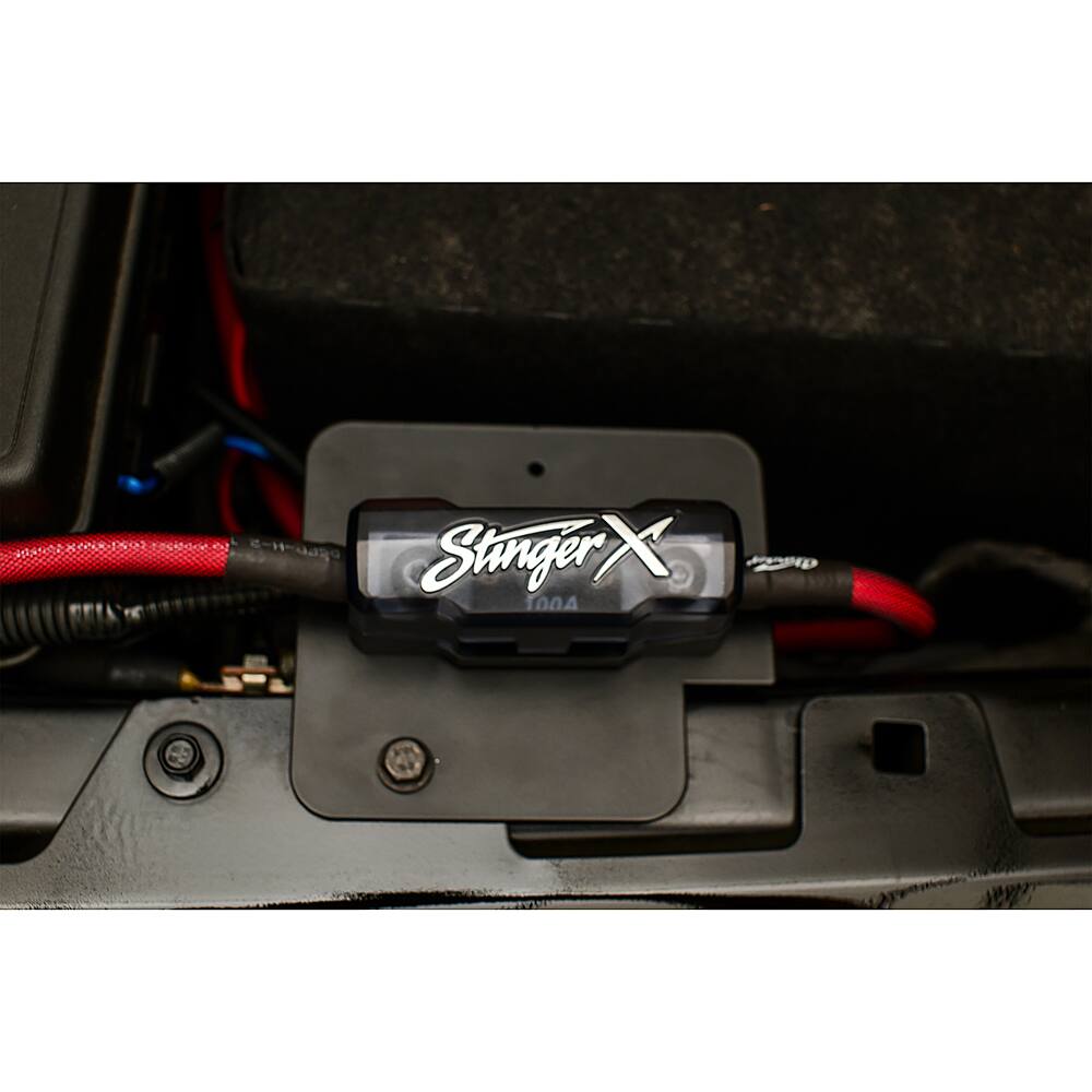 Alt View 14. Stinger - 2-Channel 8GA Under-Seat Amplifier Wiring Kit for Select Jeep Wrangler and Gladiator Vehicles - Multi.
