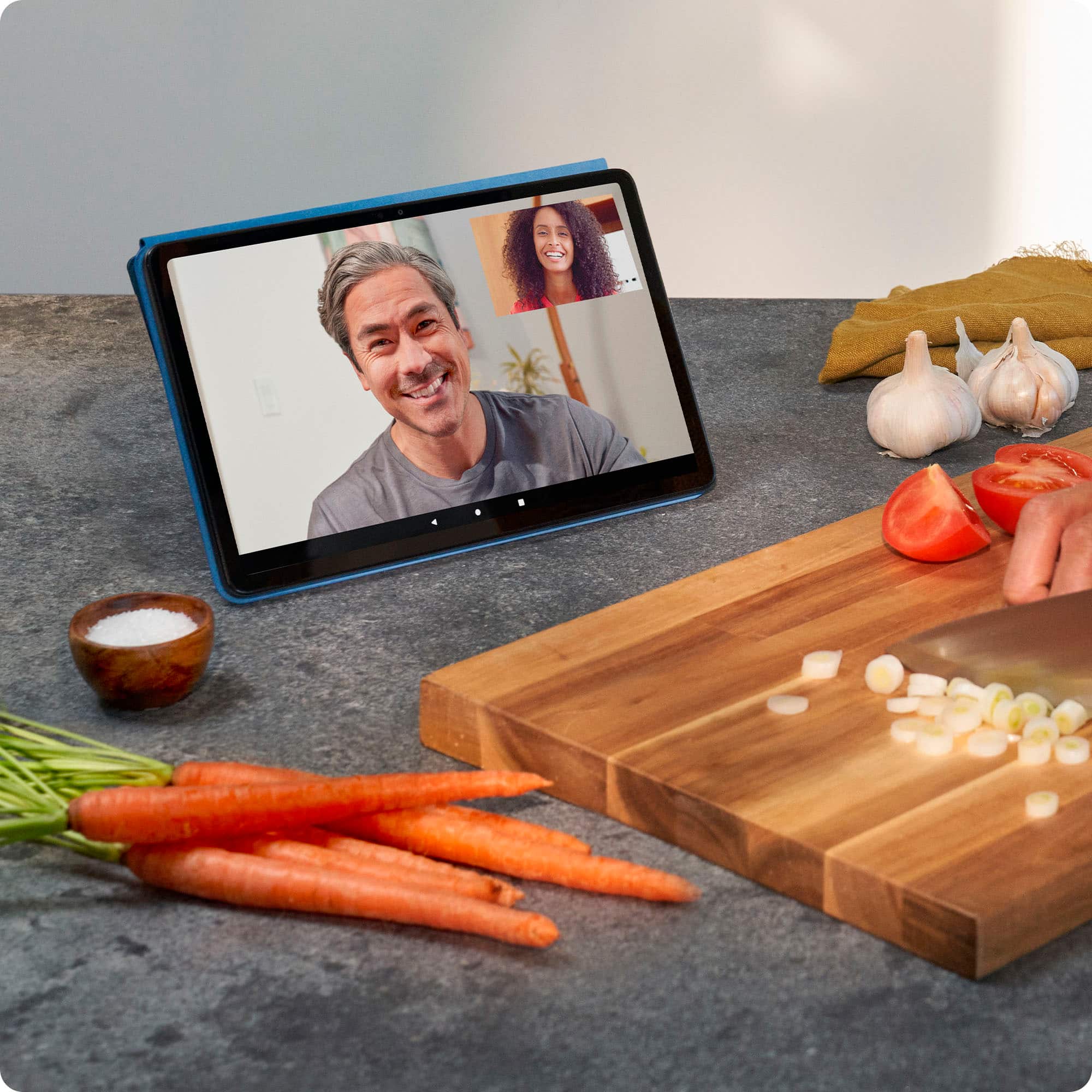 Alt View 14. Amazon - Magnetic Slim Cover for Fire Max 11 Tablet (2023 Release) - Ocean.