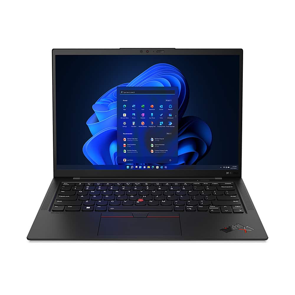 Alt View 7. Lenovo - ThinkPad X1 Carbon Gen 11 14" Touch-screen Laptop- i7 with 16GB Memory- 512GB SSD - Black.