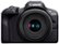 Front. Canon - EOS R100 4K Video Mirrorless Camera with RF-S 18-45mm f/4.5-6.3 IS STM Lens - Black.