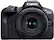 Front. Canon - EOS R100 4K Video Mirrorless Camera with RF-S 18-45mm f/4.5-6.3 IS STM Lens - Black.