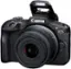 Alt View 11. Canon - EOS R100 4K Video Mirrorless Camera with RF-S 18-45mm f/4.5-6.3 IS STM Lens - Black.