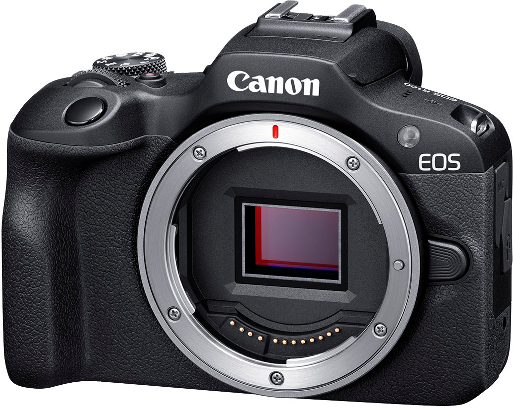 Appareil photo hybride Canon EOS R100 + objectif RF-S 18-45mm F4.5