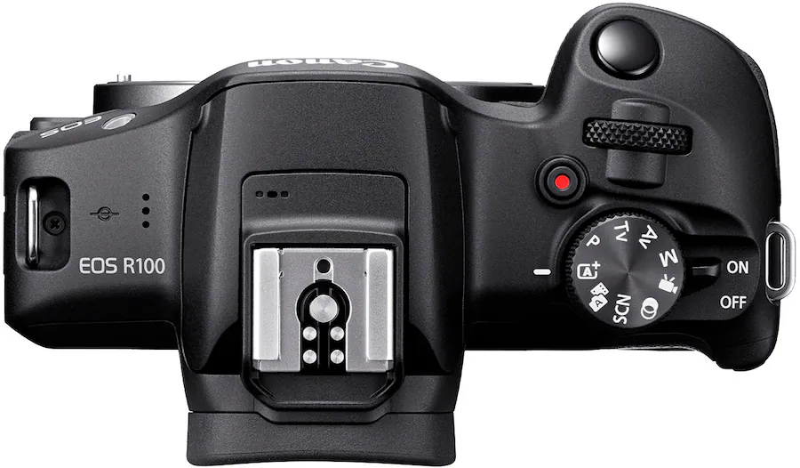 Canon EOS R100 4K Video Mirrorless Camera with RF S18 45mm f/4.5 6.3 IS ...